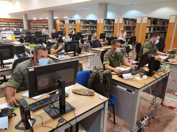 Rastreadores militares de los casos de Covid en Canarias/TA.